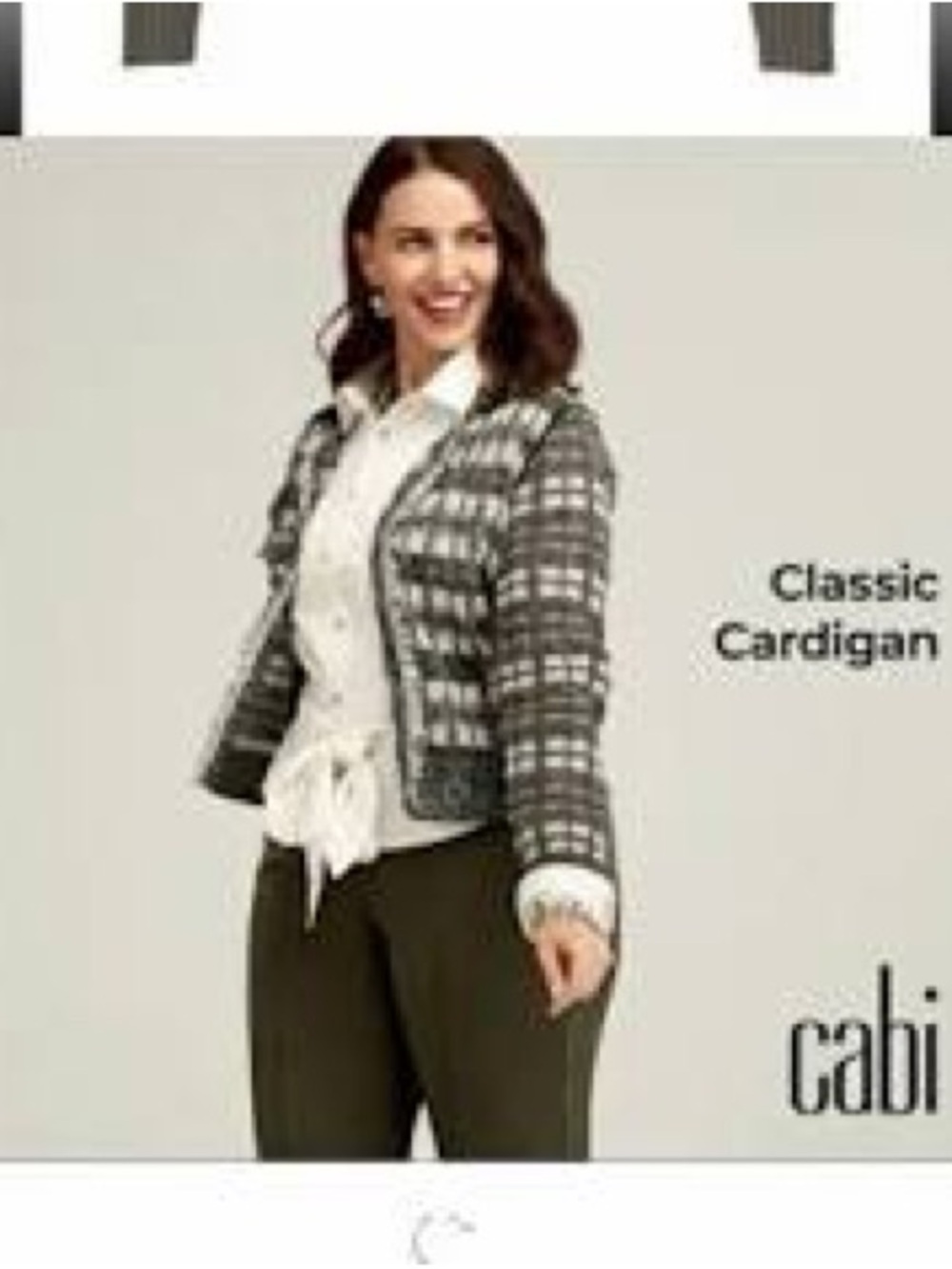 NWOT CAbi Classic Cardigan
